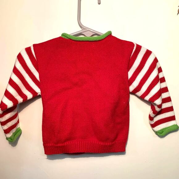 Zubels Santa 100% Cotton Knit Sweater Baby 6 Months - Picture 5 of 6